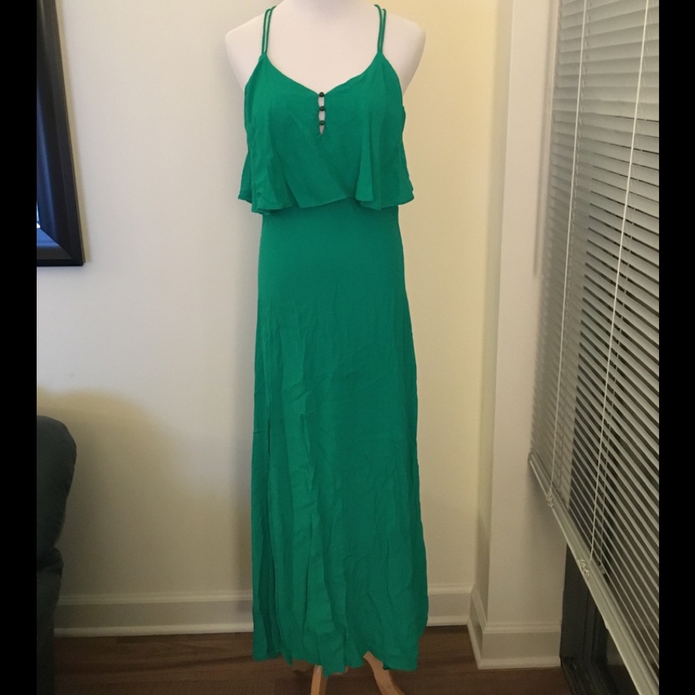 Lemieux Green Maxi Dress